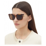 Bottega Veneta - Occhiali da Sole Forte Square - Havana Marrone - Occhiali da Sole - Bottega Veneta Eyewear