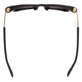 Bottega Veneta - Bolt Squared Sunglasses - Black Grey - Sunglasses - Bottega Veneta Eyewear