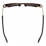 Bottega Veneta - Bolt Squared Sunglasses - Havana Brown - Sunglasses - Bottega Veneta Eyewear