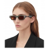Bottega Veneta - Bolt Squared Sunglasses - Green Copper - Sunglasses - Bottega Veneta Eyewear