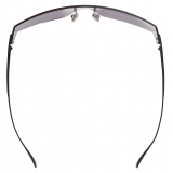 Bottega Veneta - Futuristic Shield Sunglasses - Black Smoke - Sunglasses - Bottega Veneta Eyewear