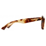 Bottega Veneta - Cat Eye Classic Sunglasses - Havana Brown - Sunglasses - Bottega Veneta Eyewear