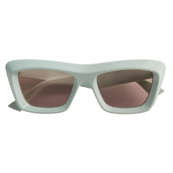 Bottega Veneta - Cat Eye Classic Sunglasses - Green Brown - Sunglasses - Bottega Veneta Eyewear