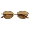 Bottega Veneta - Split Rectangular Sunglasses - Silver Brown - Sunglasses - Bottega Veneta Eyewear