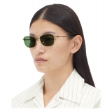 Bottega Veneta - Split Rectangular Sunglasses - Gold Green - Sunglasses - Bottega Veneta Eyewear