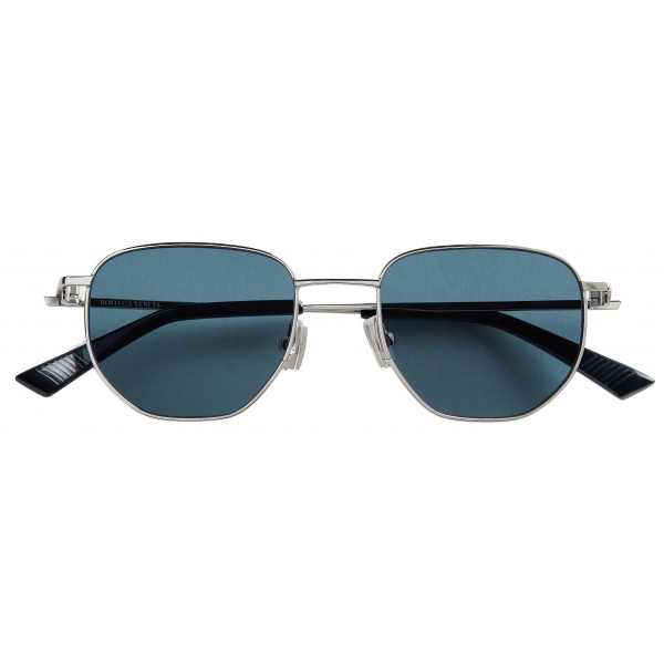 Bottega Veneta - Split Phantos Sunglasses - Silver Green - Sunglasses - Bottega Veneta Eyewear