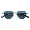 Bottega Veneta - Split Phantos Sunglasses - Silver Green - Sunglasses - Bottega Veneta Eyewear