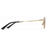 Bottega Veneta - Split Phantos Sunglasses - Gold Grey - Sunglasses - Bottega Veneta Eyewear