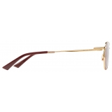 Bottega Veneta - Split Phantos Sunglasses - Gold Brown - Sunglasses - Bottega Veneta Eyewear