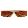 Bottega Veneta - Occhiali da Sole Bangle Wraparound - Oro Arancione - Occhiali da Sole - Bottega Veneta Eyewear