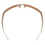 Bottega Veneta - Occhiali da Sole Bangle Wraparound - Oro Arancione - Occhiali da Sole - Bottega Veneta Eyewear