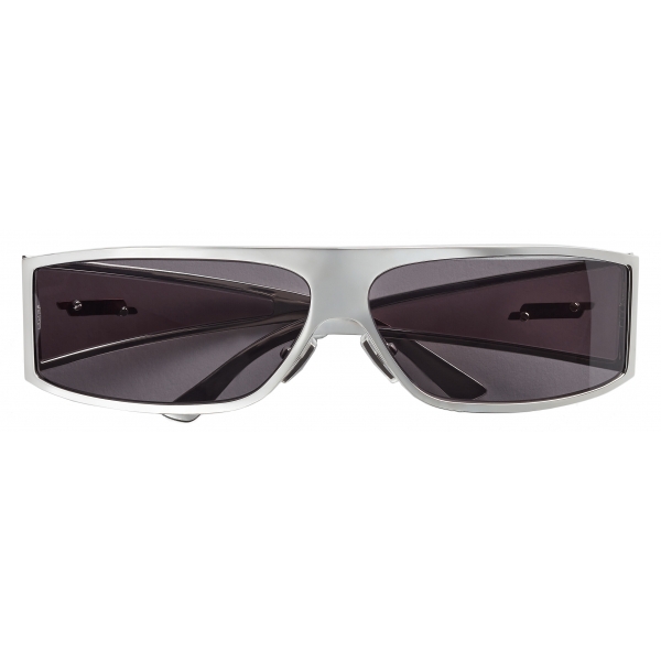 Bottega Veneta - Bangle Wraparound Sunglasses - Silver Grey - Sunglasses - Bottega Veneta Eyewear