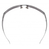 Bottega Veneta - Bangle Wraparound Sunglasses - Silver Grey - Sunglasses - Bottega Veneta Eyewear
