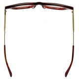 Bottega Veneta - Classic Recycled Acetate Cat Eye Optical Glasses - Havana Transparent - Bottega Veneta Eyewear