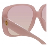 Linda Farrow - Mima Oversized Sunglasses in Lilac - LFL1401C3SUN - Linda Farrow Eyewear