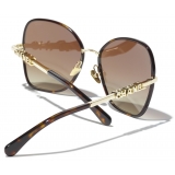 Chanel - Occhiali da Sole a Farfalla - Oro - Chanel Eyewear