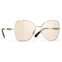 Chanel - Butterfly Sunglasses - Gold Brown - Chanel Eyewear