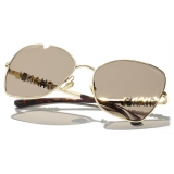 Chanel - Butterfly Sunglasses - Gold Brown - Chanel Eyewear