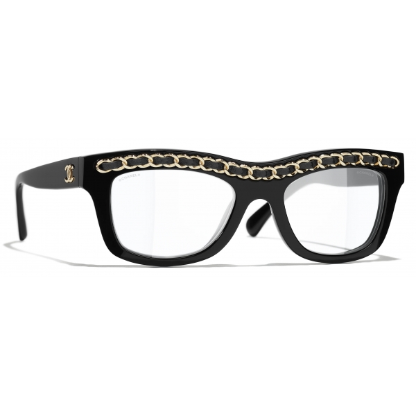 Chanel - Rectangular Sunglasses - Black - Chanel Eyewear