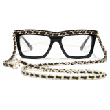 Chanel - Rectangular Sunglasses - Black - Chanel Eyewear