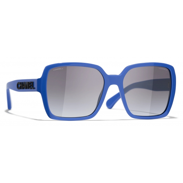 Chanel - Square Sunglasses - Blue Gray - Chanel Eyewear