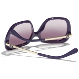 Chanel - Occhiali da Sole Quadrati - Viola - Chanel Eyewear