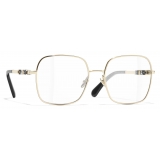 Chanel - Square Optical Glasses - Light Gold - Chanel Eyewear