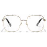 Chanel - Square Optical Glasses - Light Gold - Chanel Eyewear
