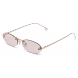 Fendi - Fendi First Crystal - Oval Sunglasses - Pink - Sunglasses - Fendi Eyewear