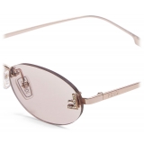 Fendi - Fendi First Crystal - Oval Sunglasses - Pink - Sunglasses - Fendi Eyewear