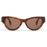 Fendi - Fendi First - Occhiali da Sole Cat Eye - Havana Marrone - Occhiali da Sole - Fendi Eyewear