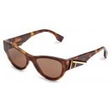 Fendi - Fendi First - Cat Eye Sunglasses - Havana Brown - Sunglasses - Fendi Eyewear