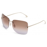 Fendi - Fendi First - Square Sunglasses - Gold Brown - Sunglasses - Fendi Eyewear