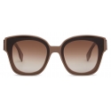 Fendi - Fendi First - Square Sunglasses - Dove Gray - Sunglasses - Fendi Eyewear