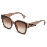 Fendi - Fendi First - Square Sunglasses - Dove Gray - Sunglasses - Fendi Eyewear