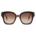 Fendi - Fendi First - Square Sunglasses - Dove Gray - Sunglasses - Fendi Eyewear