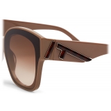 Fendi - Fendi First - Square Sunglasses - Dove Gray - Sunglasses - Fendi Eyewear