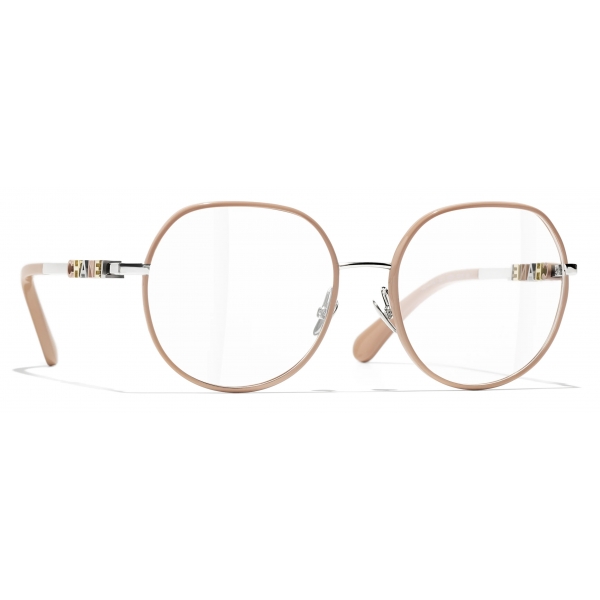 Chanel - Pantos Optical Glasses - Silver Beige - Chanel Eyewear