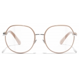 Chanel - Pantos Optical Glasses - Silver Beige - Chanel Eyewear