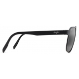 Maui Jim - 2nd Reef - Black Grey - Polarized Aviator Sunglasses - Maui Jim Eyewear