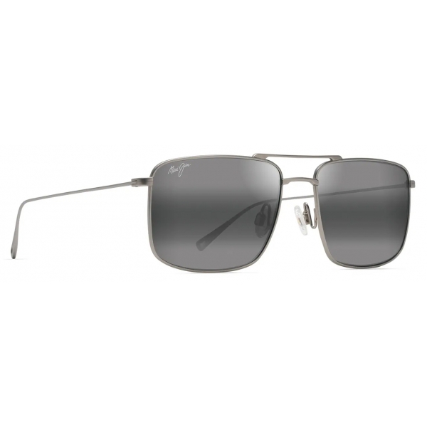 Maui Jim - Aeko - Titanium Grey - Polarized Aviator Sunglasses - Maui Jim Eyewear