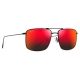 Maui Jim - Aeko - Nero Hawaii Lava - Occhiali da Sole Aviator Polarizzati - Maui Jim Eyewear