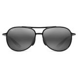 Maui Jim - Alelele Bridge - Black Grey - Polarized Aviator Sunglasses - Maui Jim Eyewear