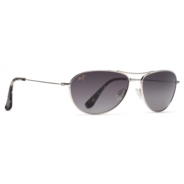 Maui Jim - Baby Beach - Silver Grey - Polarized Aviator Sunglasses - Maui Jim Eyewear