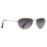 Maui Jim - Baby Beach - Argento Grigio - Occhiali da Sole Aviator Polarizzati - Maui Jim Eyewear