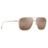 Maui Jim - Beaches Asian Fit - Gold Bronze - Polarized Aviator Sunglasses - Maui Jim Eyewear