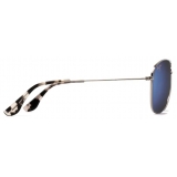 Maui Jim - Cliff House - Silver Blue - Polarized Aviator Sunglasses - Maui Jim Eyewear