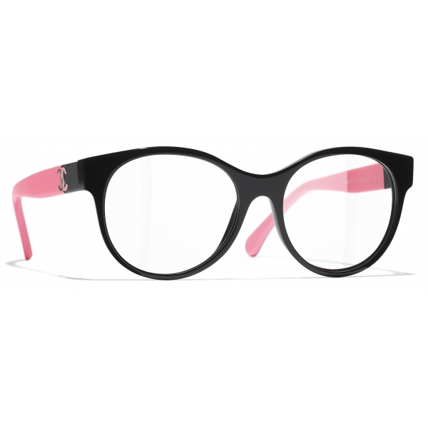 Chanel - Pantos Optical Glasses - Black Pink - Chanel Eyewear