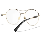 Chanel - Pilot Optical Glasses - Light Gold - Chanel Eyewear