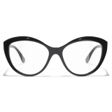 Chanel - Occhiali da Vista Cat Eye - Nero - Chanel Eyewear